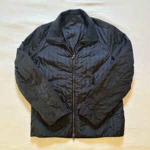 Vince Men's Quilted Jacket | Size Medium | Dark Navy
